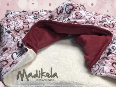 Preview: Kuschelschlafsack - Design Herzen Preview: Kuschelschlafsack - Design Herzen
