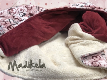 Preview: Kuschelschlafsack - Design Herzen Preview: Kuschelschlafsack - Design Herzen