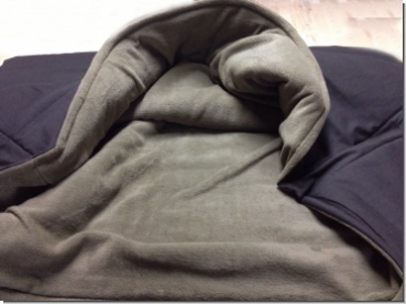 Preview: Kuschelschlafsack - Canvas Baumwollstoff Dunkelbraun Preview: Kuschelschlafsack - Canvas Baumwollstoff Dunkelbraun