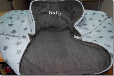 Preview: Kuschelschlafsack - Design Sterne grau Preview: Kuschelschlafsack - Design Sterne grau
