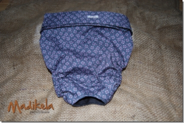 Preview: Läufigkeitshose, Schutzhose - Ornamente grau/rose Preview: Läufigkeitshose, Schutzhose - Ornamente grau/rose