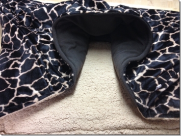 Preview: Kuschelschlafsack - Design Giraffe groß Preview: Kuschelschlafsack - Design Giraffe groß