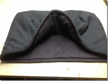 Preview: Kuschelschlafsack - Canvas Baumwollstoff Dunkelbraun Preview: Kuschelschlafsack - Canvas Baumwollstoff Dunkelbraun