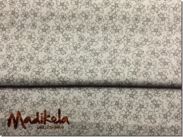 Preview: Läufigkeitshose, Schutzhose - Blumen grau Preview: Läufigkeitshose, Schutzhose - Blumen grau