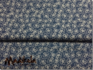 Preview: Läufigkeitshose, Schutzhose - Blumen petrol Preview: Läufigkeitshose, Schutzhose - Blumen petrol