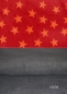 Preview: Kuschelschlafsack - Design Sterne rot / orange