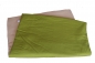 Preview: Kuscheldecke - Canvas Baumwolle kiwi grün