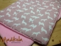 Preview: Kuscheldecke - Hunde rosa