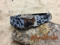 Preview: Halsband Ranken schwarz/weiß