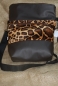 Preview: Tasche Fold Over Giraffe braun