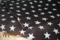 Preview: Kuschelfleecedecke Sterne braun / creme