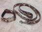 Preview: Halsband Tierfell Giraffe braun - Kopie