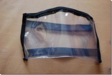 Startnummernhalter schwarz