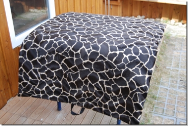 Outdoordecke - Design Giraffe groß