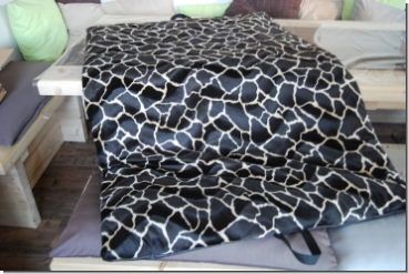 Outdoordecke - Design Giraffe groß