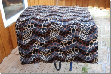 Outdoordecke - Design Giraffe mittel