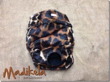 Läufigkeitshose - Tierfell Giraffe mittel