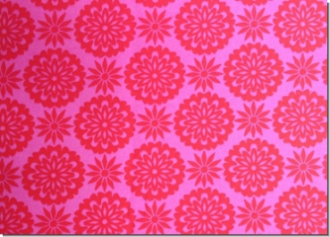 Halsband Blumen rot/rosa