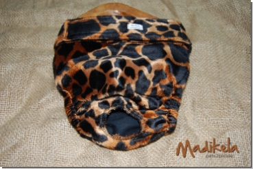 Läufigkeitshose - Tierfell Giraffe mittel