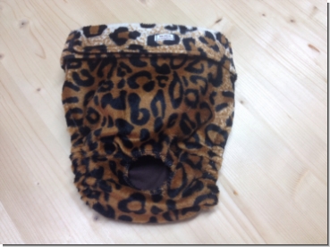 Läufigkeitshose - Tierfell Gepard