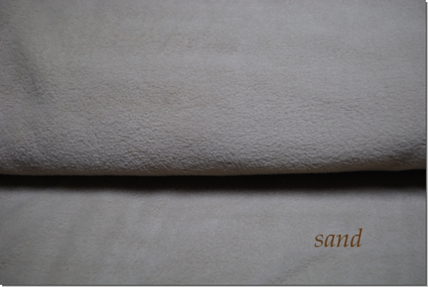 Kuscheldecke - Canvas Baumwolle beige ohne Polsterung