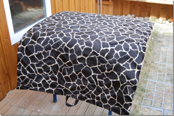 Outdoordecke - Design Giraffe groß