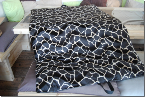 Outdoordecke - Design Giraffe groß