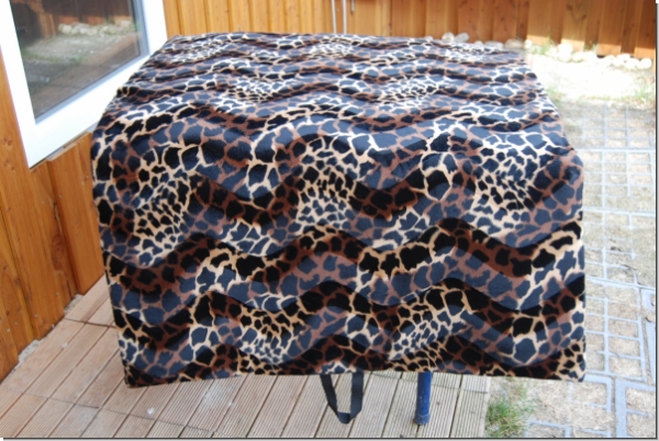 Outdoordecke - Design Giraffe mittel