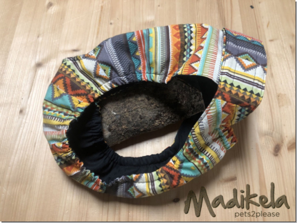 Läufigkeitshose - Blümchen taupe - Kopie - Kopie - Kopie