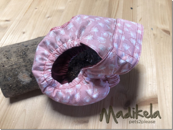 Läufigkeitshose - Blümchen rot - Kopie - Kopie