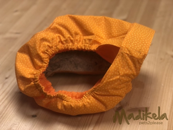 Läufigkeitshose - Blümchen taupe - Kopie - Kopie - Kopie