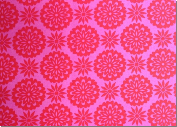 Halsband Blumen rot/rosa