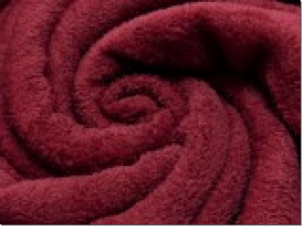 Kuschelfleecedecke Bordeaux