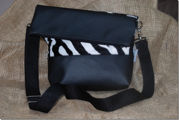Tasche Fold Over Zebra