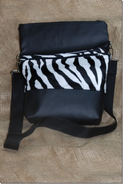 Tasche Fold Over Zebra
