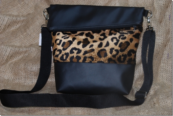 Tasche Fold Over Leo braun