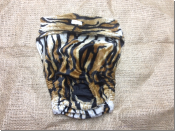 Läufigkeitshose - Tierfell Tiger