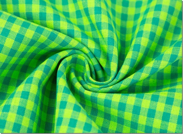 Läufigkeitshose, Schutzhose - Karo lime/grün