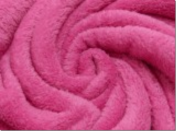 Kuschelfleecedecke Pink